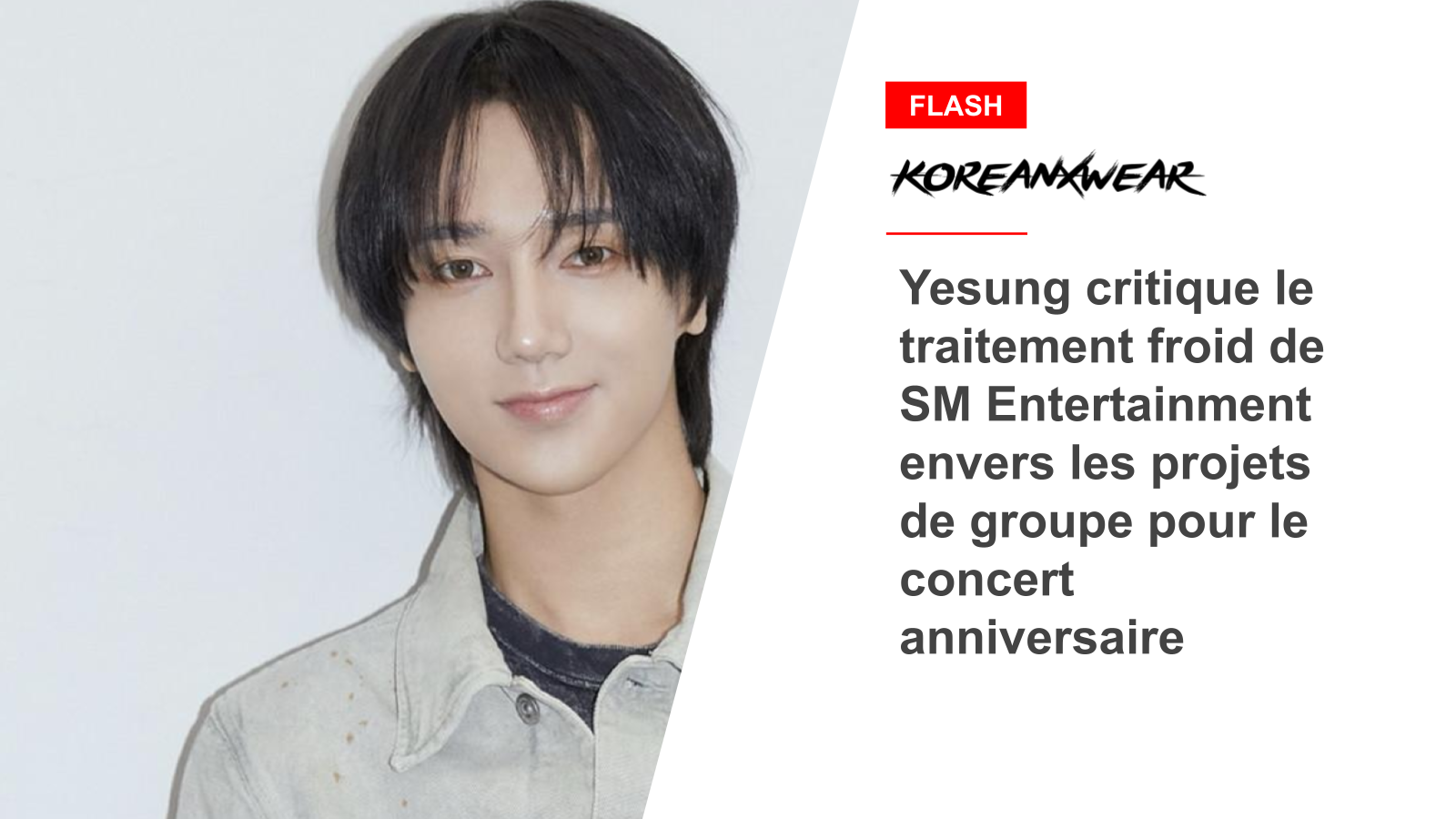 Yesung Criticizes SM Entertainment's Cold Treatment of Group Anniversary Concert Plans