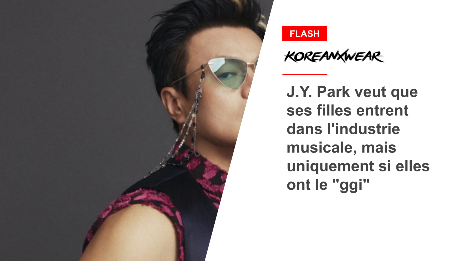 JY Park Wants His Daughters To Enter The Music Industry, But Only If They Have The