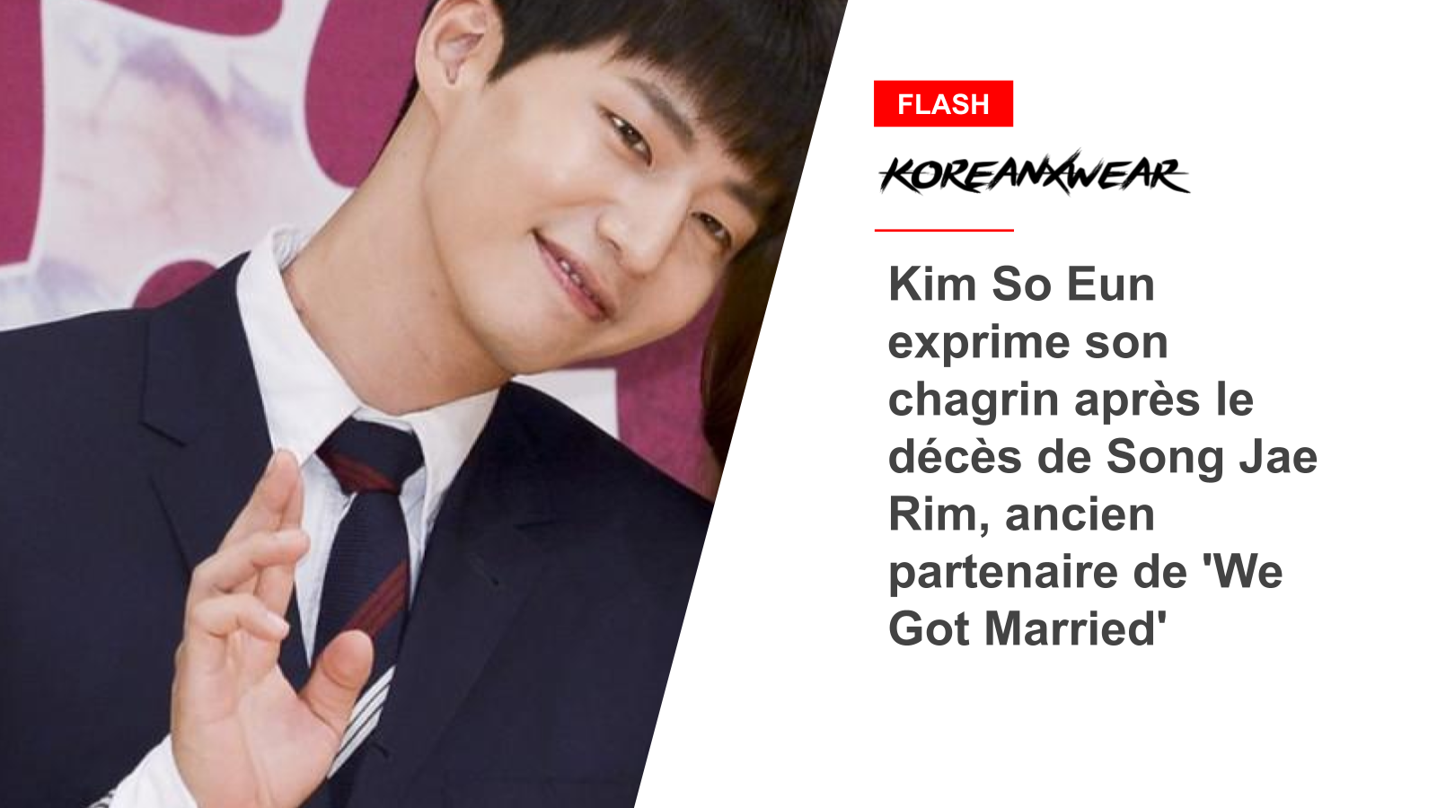 Kim So Eun Expresses Grief Over Former 'We Got Married' Co-Star Song Jae Rim's Passing