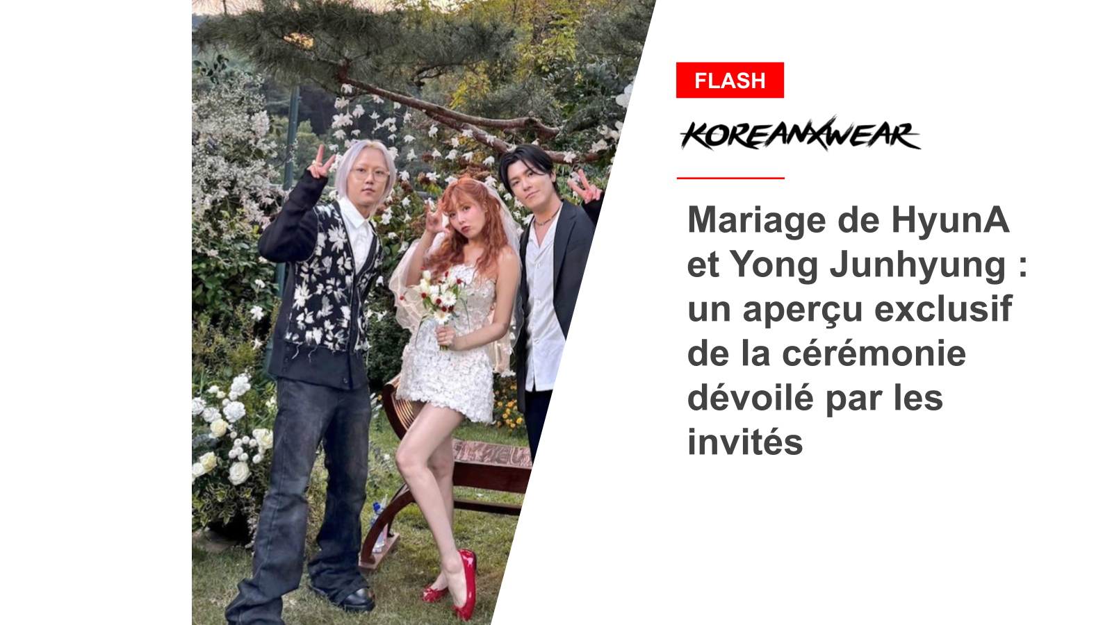 HyunA and Yong Junhyung's Wedding: Exclusive Look at the Ceremony Revealed by Guests