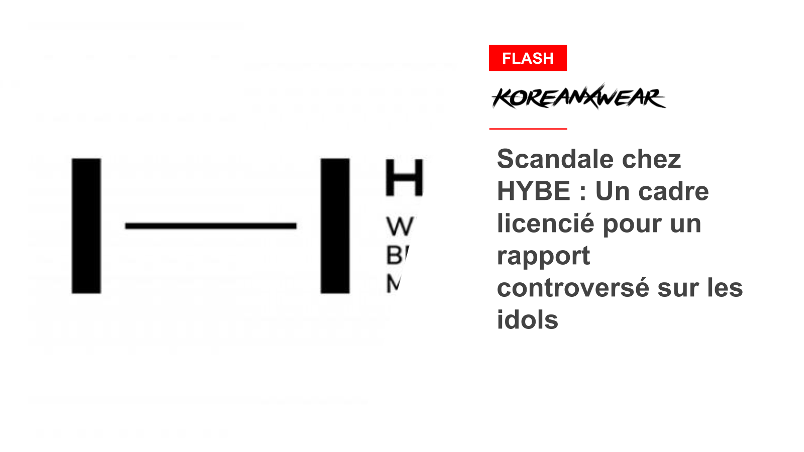 HYBE Scandal: Executive Fired Over Controversial Idol Report