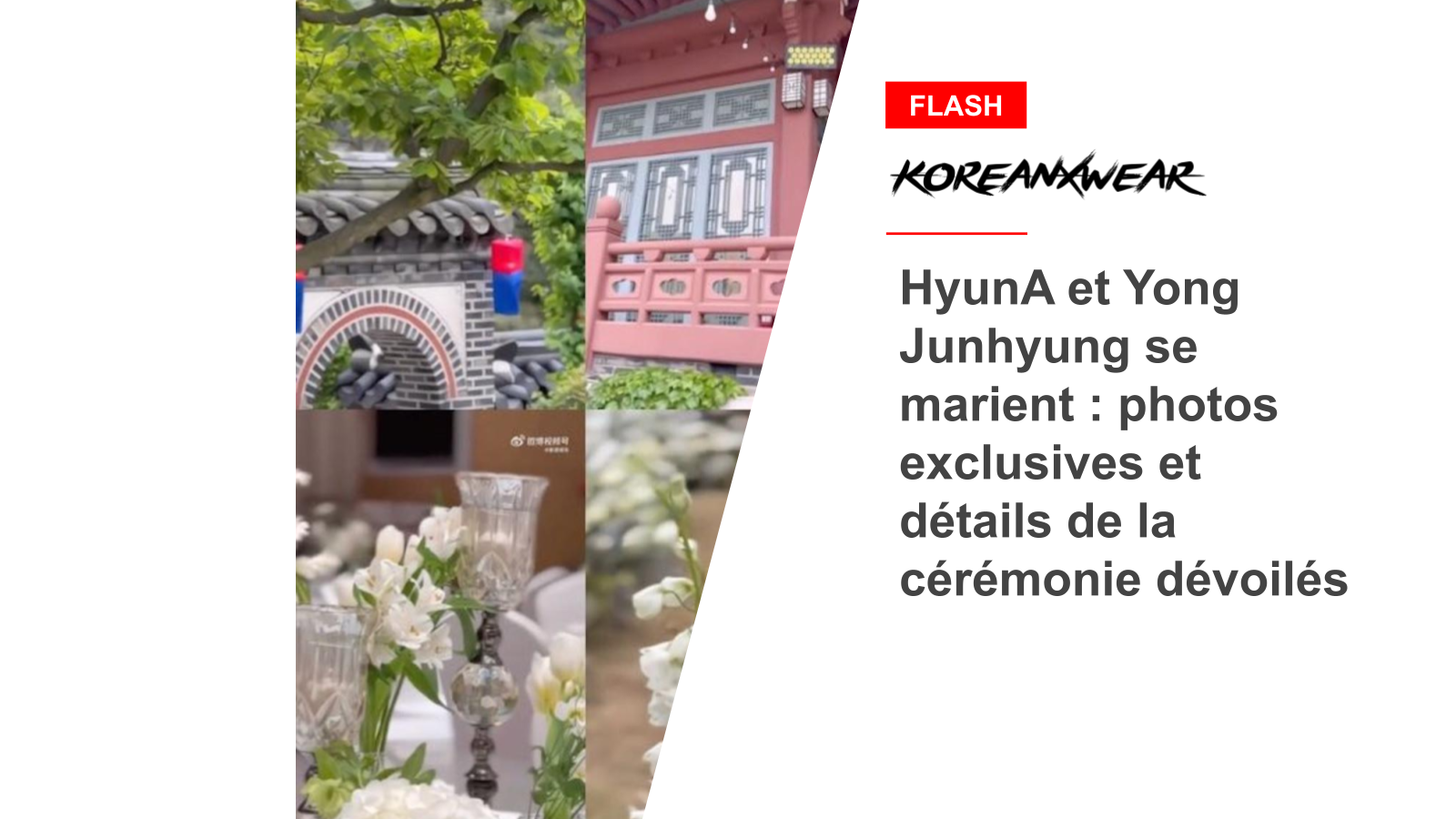 HyunA and Yong Junhyung Get Married: Exclusive Photos and Ceremony Details Revealed