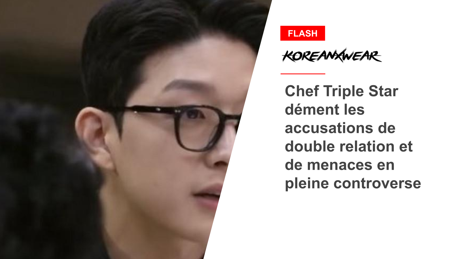 Triple Star Chef Denies Claims of Double Relationship, Threats Amid Controversy