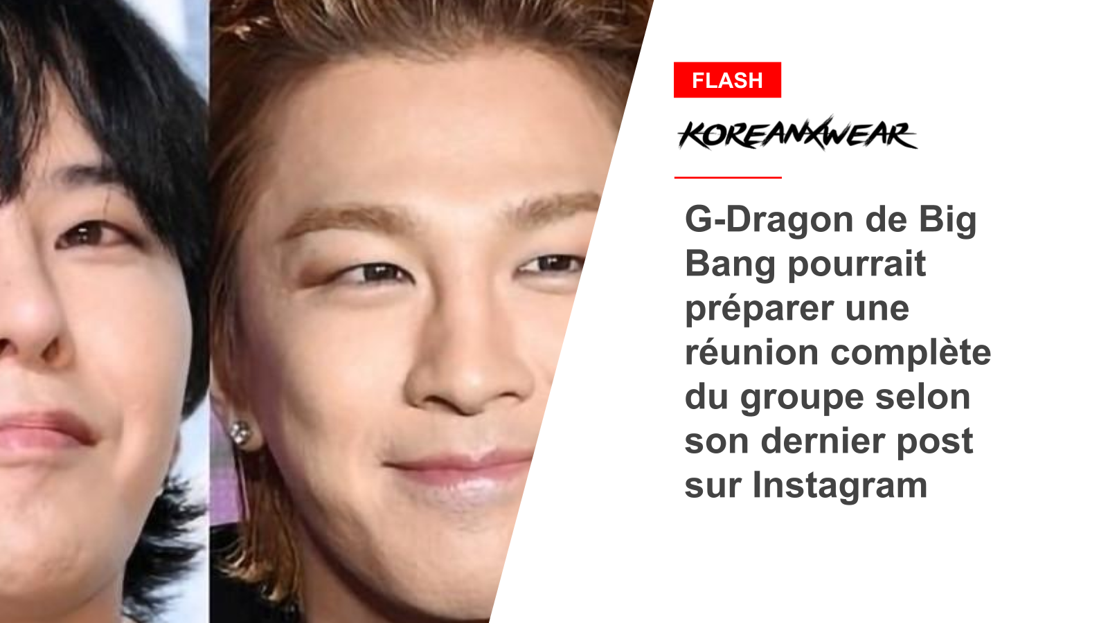 Big Bang's G-Dragon Could Be Planning A Full Group Reunion According To His Latest Instagram Post