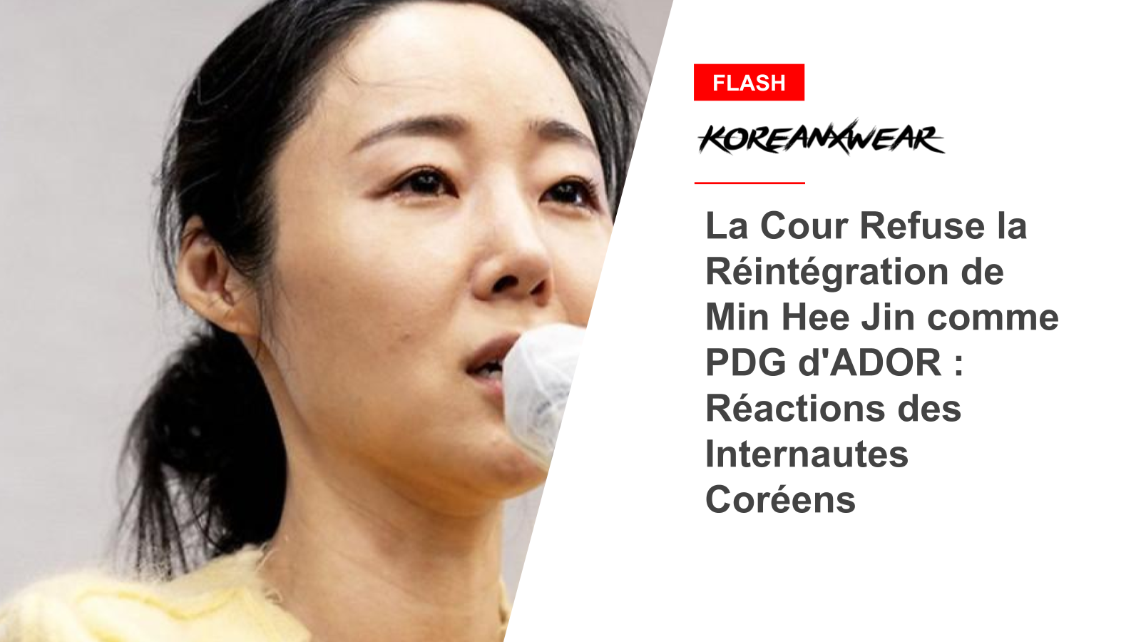 Court Denies Reinstatement of Min Hee Jin as ADOR CEO: Korean Netizens React