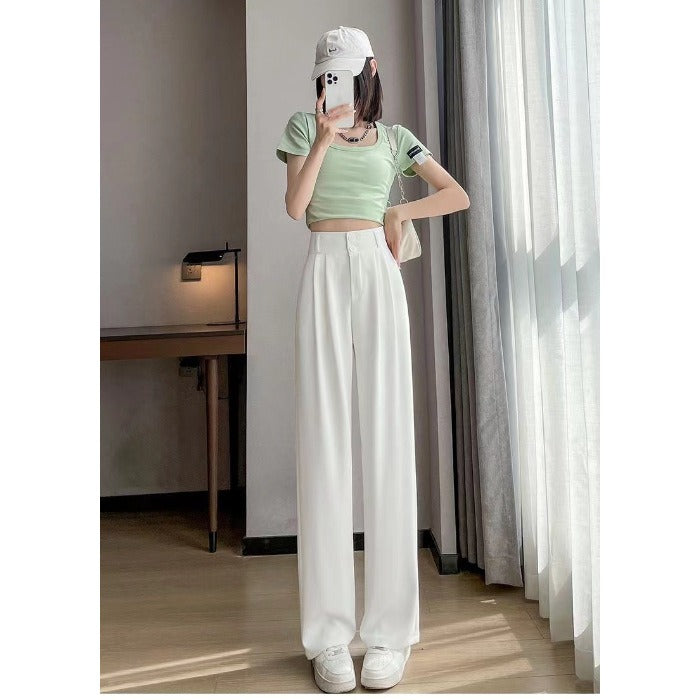 Korean Wide Leg Pants – KoreanxWear - Main Image