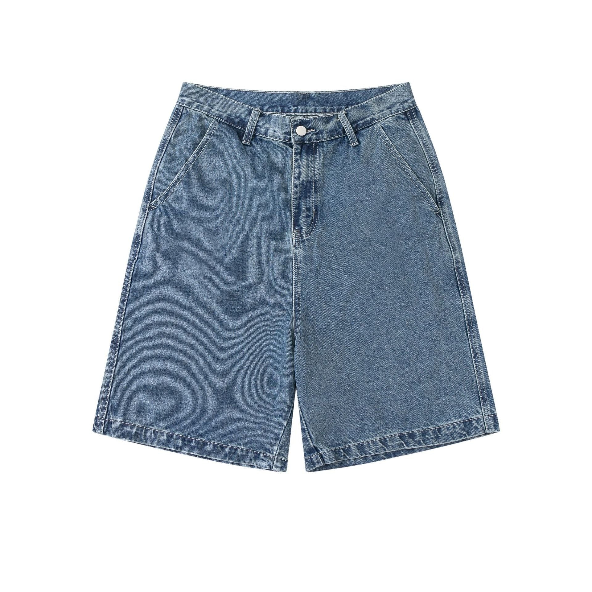 Shorts Hommes SHINROAD à Paillettes - Modèle Décontracté Mi-Genou, Poches Et Taille Élastique, Style Brillant Et Confortable