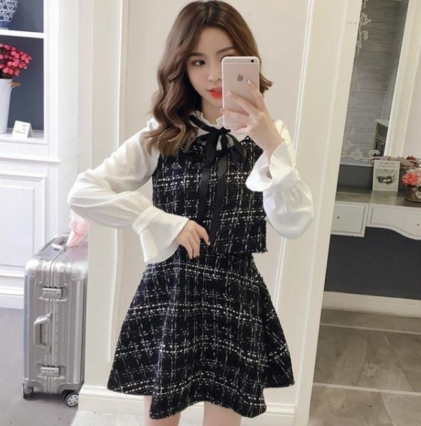 Robe ecoliere fille on sale