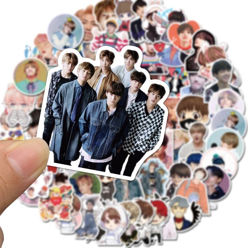 76pc Kpop BTS Stickers