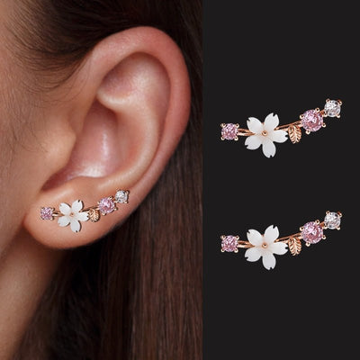 Boucles d'oreilles à fleur - KoreanxWear