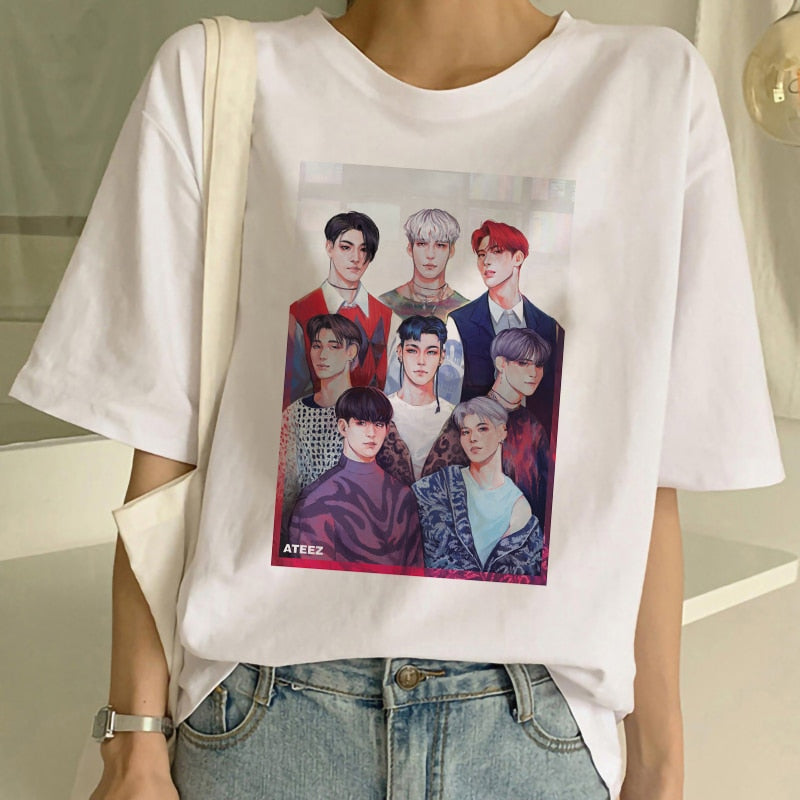 Ateez lança coleção de camisetas na Costa Rica a partir de ₡12.500