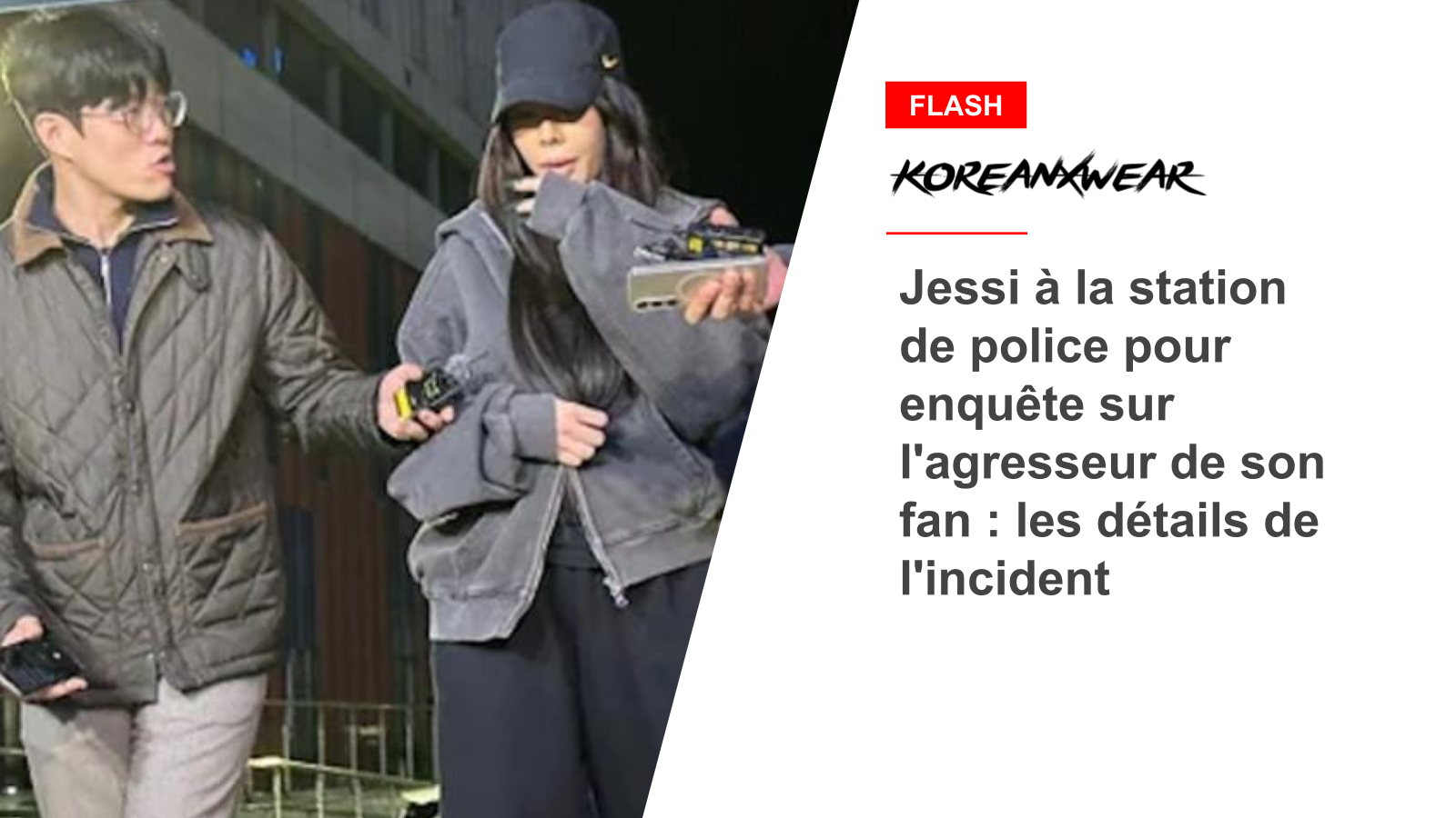 Jessi at the police station for investigation into her fan's attacker: details of the incident 