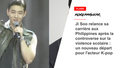 Ji Soo Relaunches Career in Philippines After School Violence Controversy: A New Beginning for the K-pop Actor 