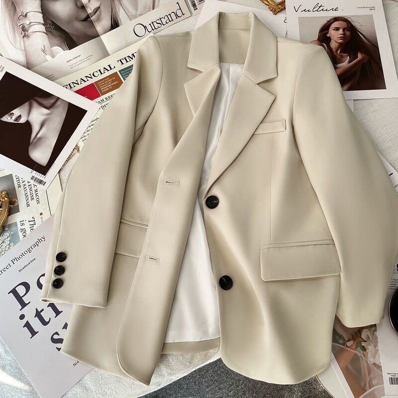 Korean Casual Blazer Jacket Women