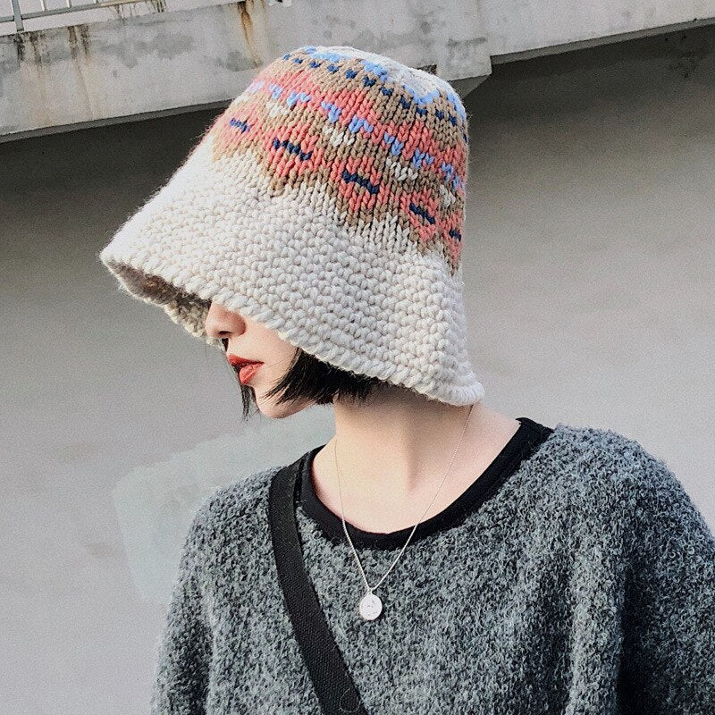 Korean Knitted Bob Hat