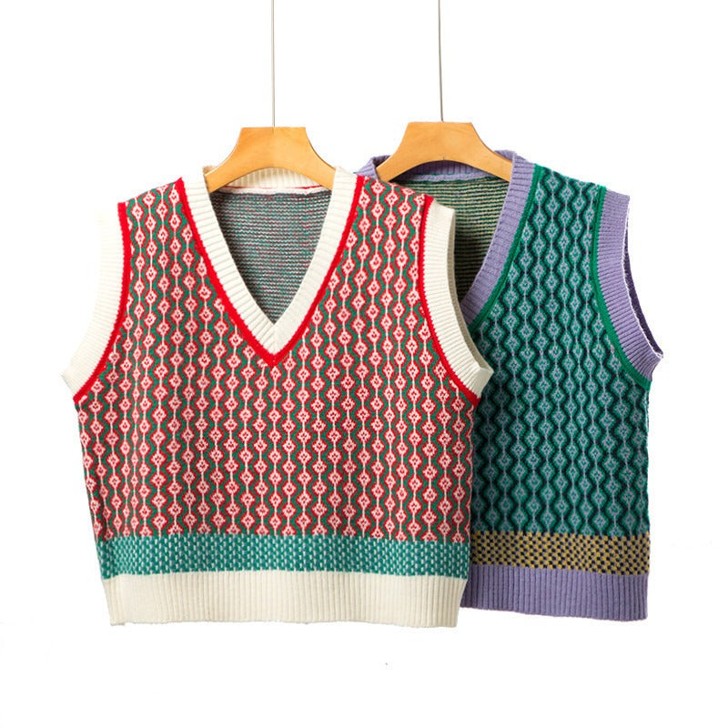 Korean Sleeveless Knitted Vest