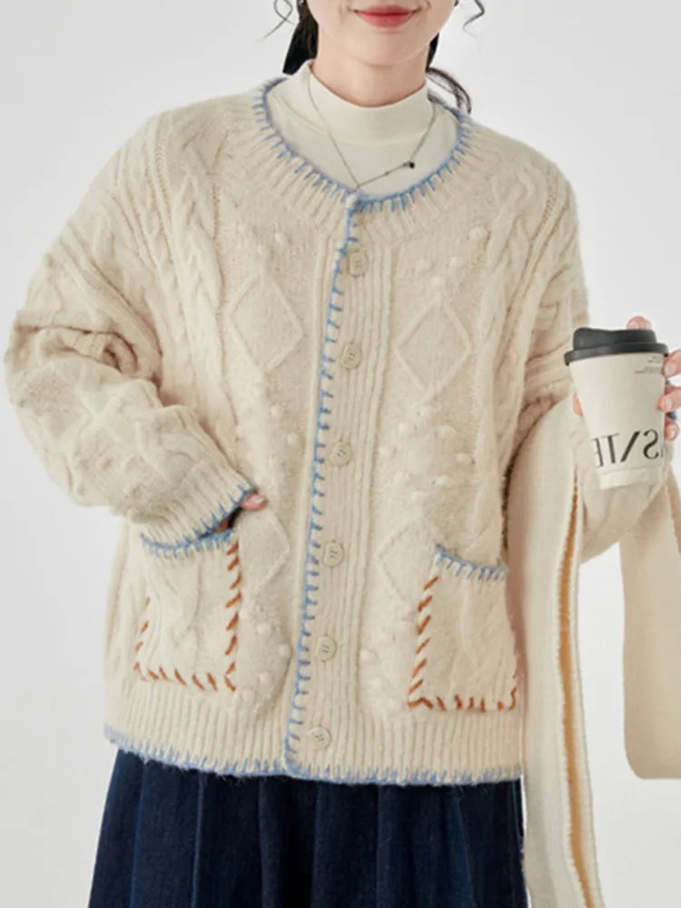 Korean Cardigan Women Autumn Winter