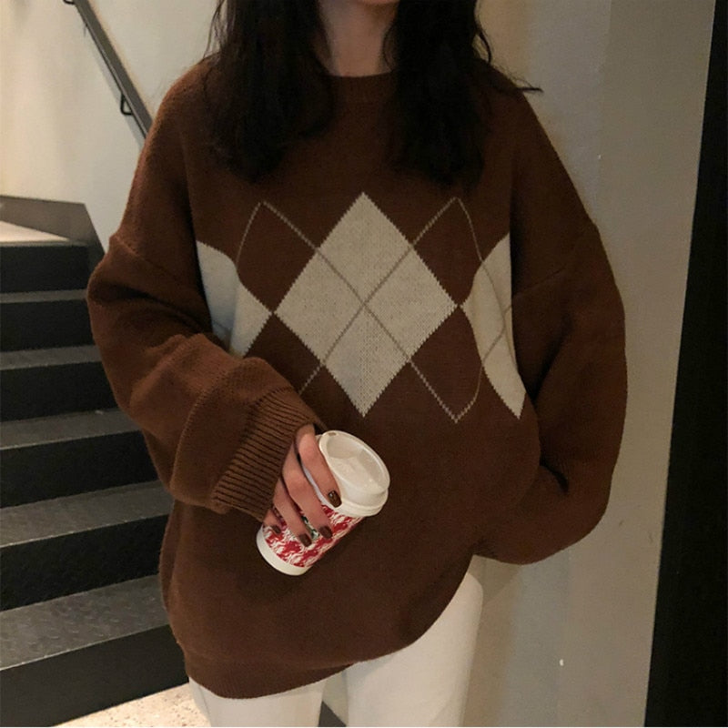 Korean Knitted Oversized Sweater