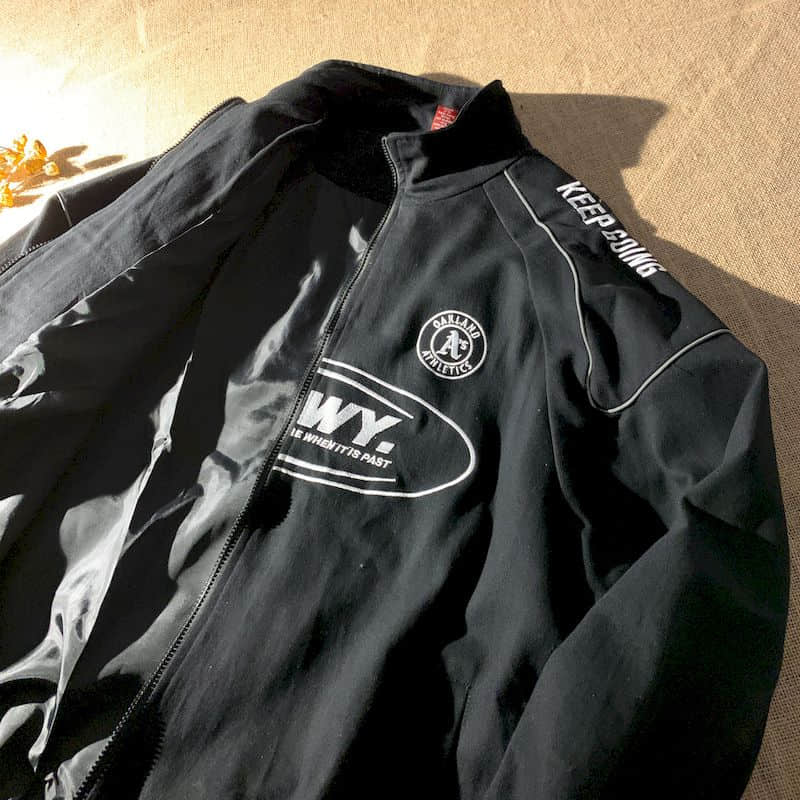 Korean Reflective Baseball Jacket