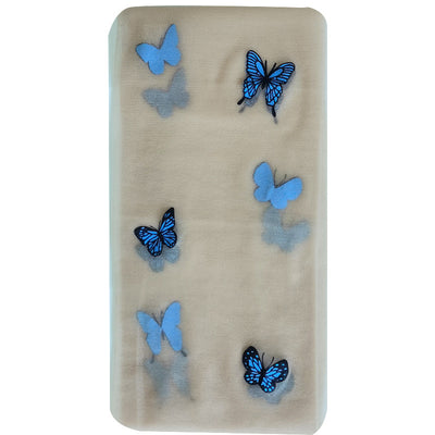 Korean Blue Butterfly Socks