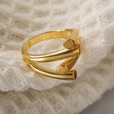 Korean Geometric Ring for Women