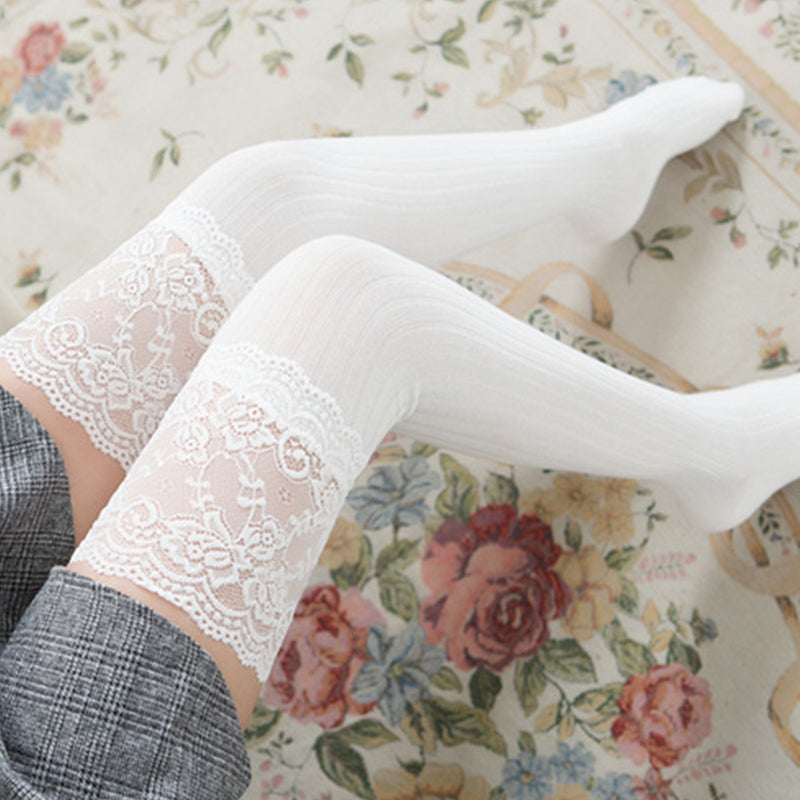 Korean Lace High Socks