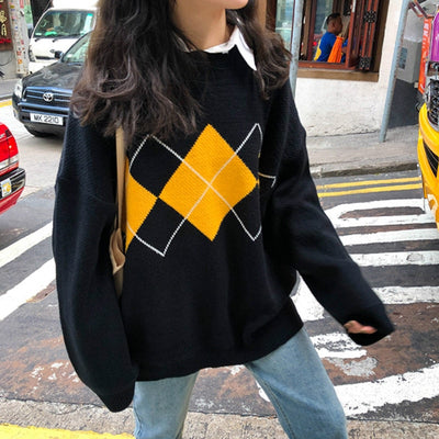 Korean Knitted Oversized Sweater