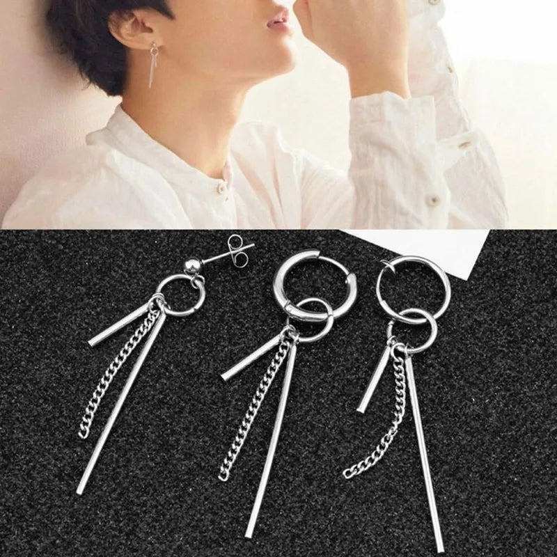 BTS Korean Style Drop Earrings