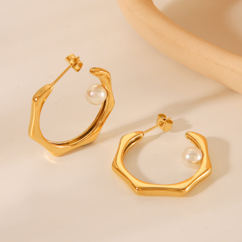 Korean Pearl Earrings