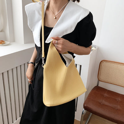 Korean Striped Shoulder Bag