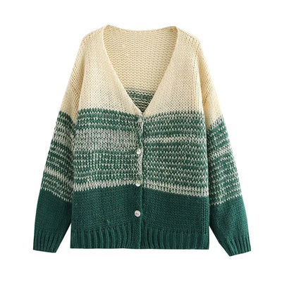 Cardigan Tricoté Coréen Femme