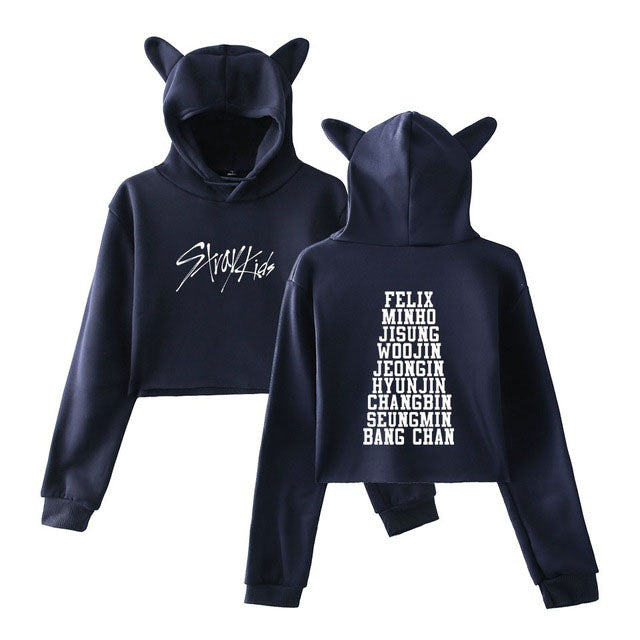 Cropped Hoodie StrayKids – KoreanxWear