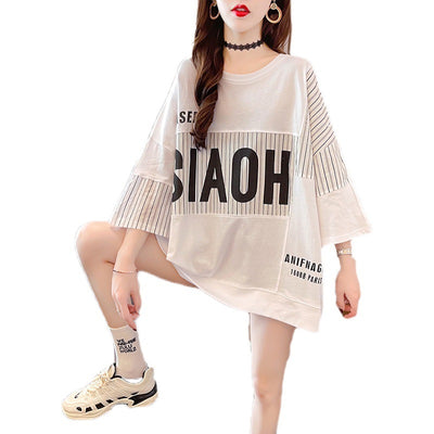 Korean Women's Zip T-shirt