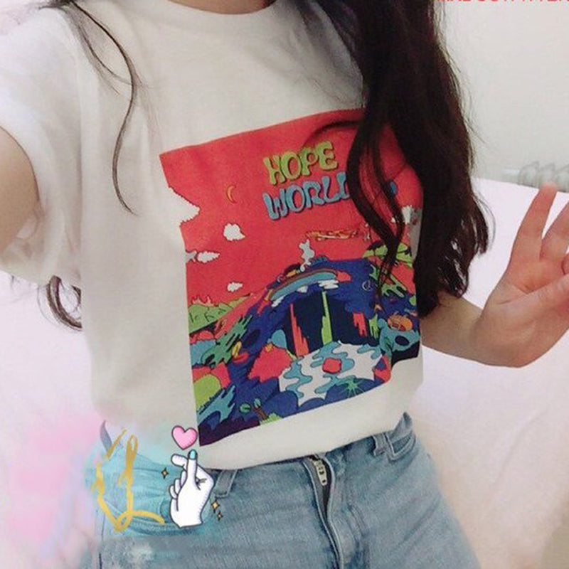 J-Hope World Koreanisches T-Shirt