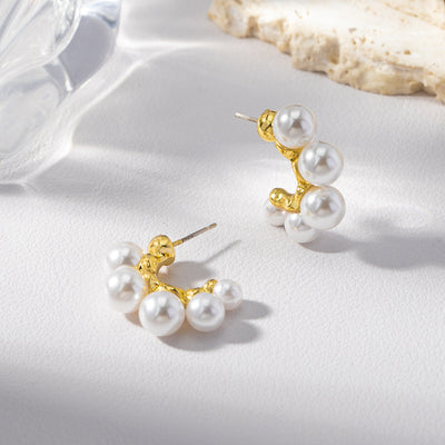 Boucles d'Oreilles Pendantes Coréennes