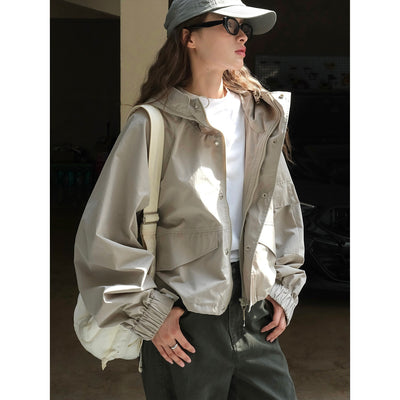 Korean Hooded Jacket Women