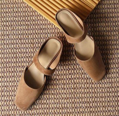 Korean Flat Mules for Women