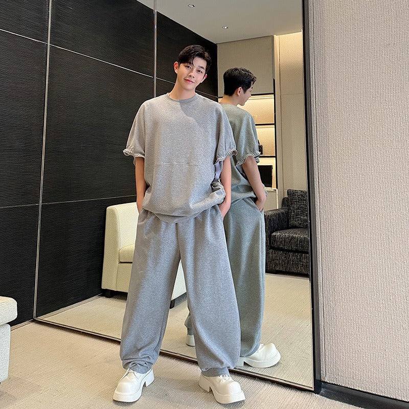 Korean Sweatshirt and Pants Set