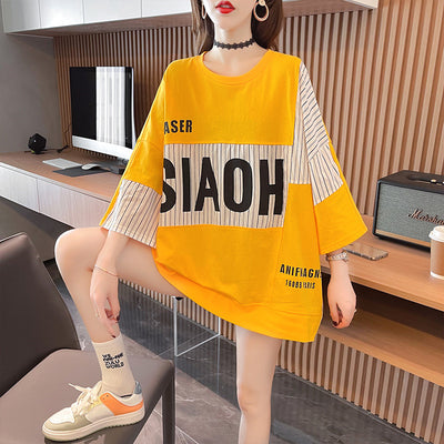 Korean Women's Zip T-shirt