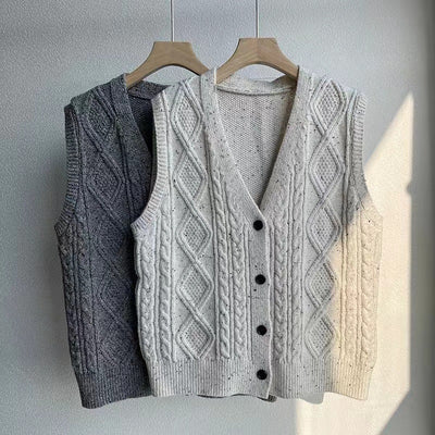 Korean Sleeveless Knitted Vest