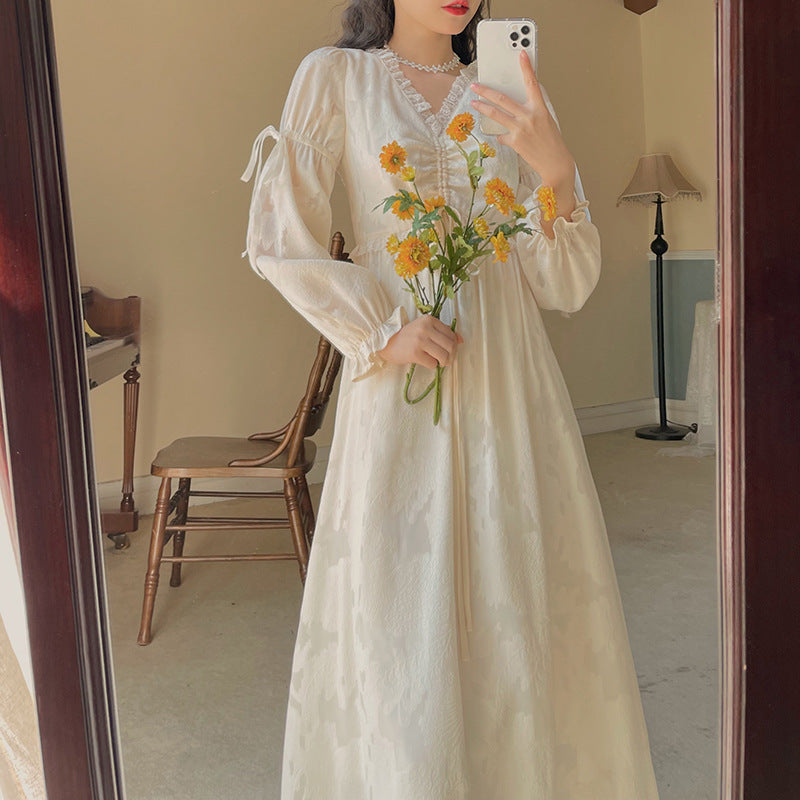 Robe Longue Coréenne Été