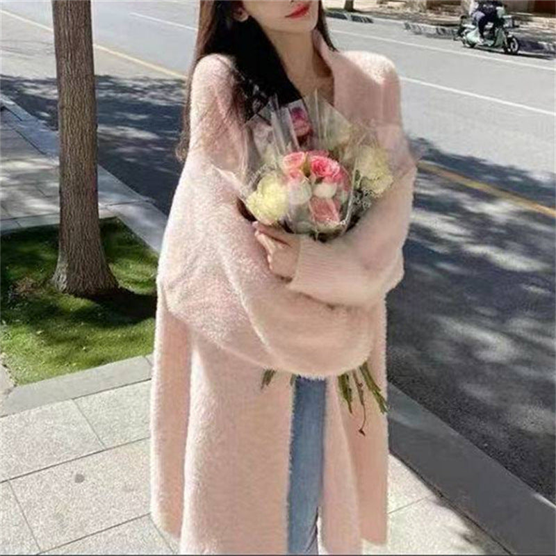 Korean Winter Long Cardigan