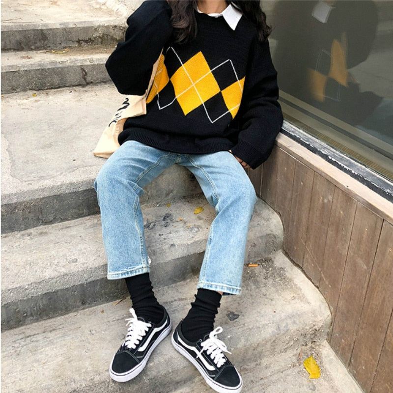 Korean Knitted Oversized Sweater