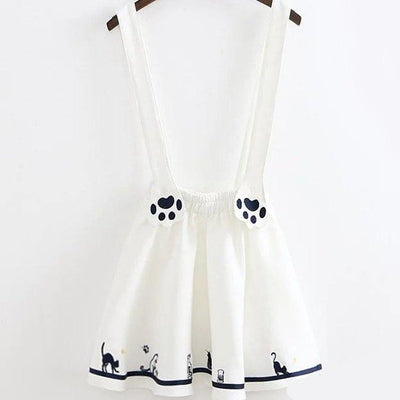 Korean Cat Dog Maxi Dress