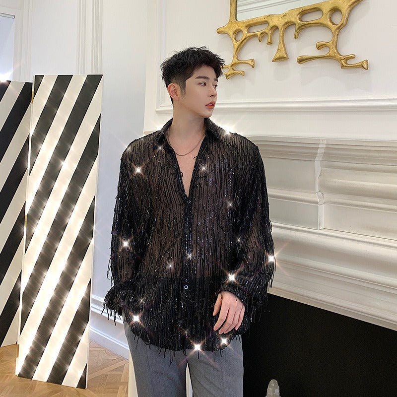 Korean Sequin Shirt