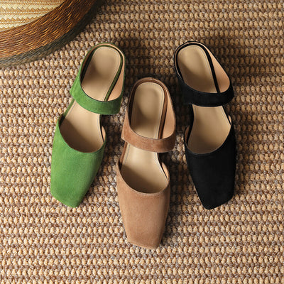 Korean Flat Mules for Women