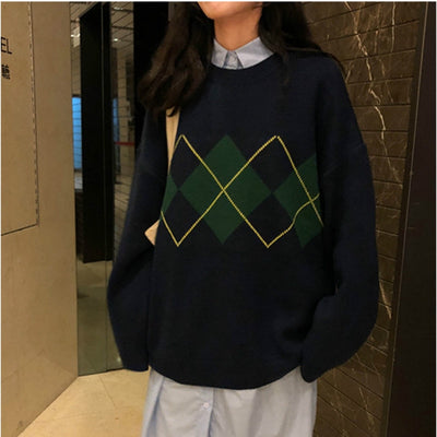 Korean Knitted Oversized Sweater