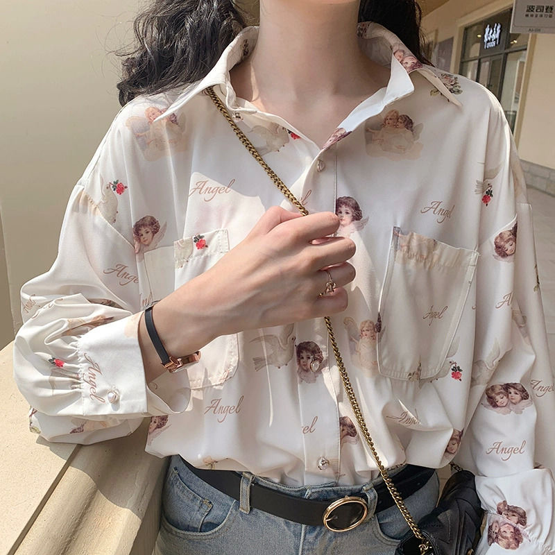 Korean Vintage Blouse for Women