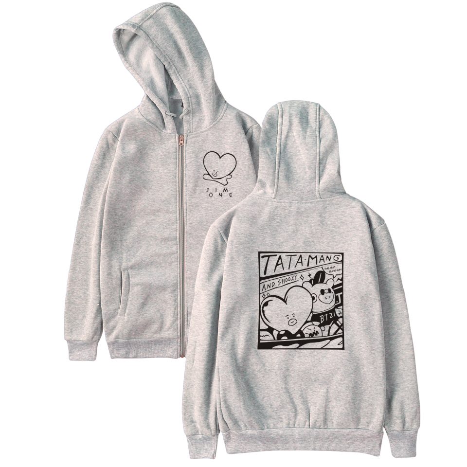 Sweatshirt Zip Taehyung BTS – KoreanxWear