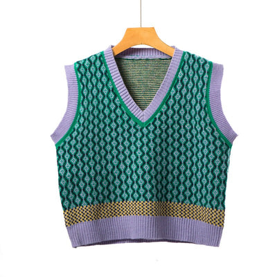 Korean Sleeveless Knitted Vest